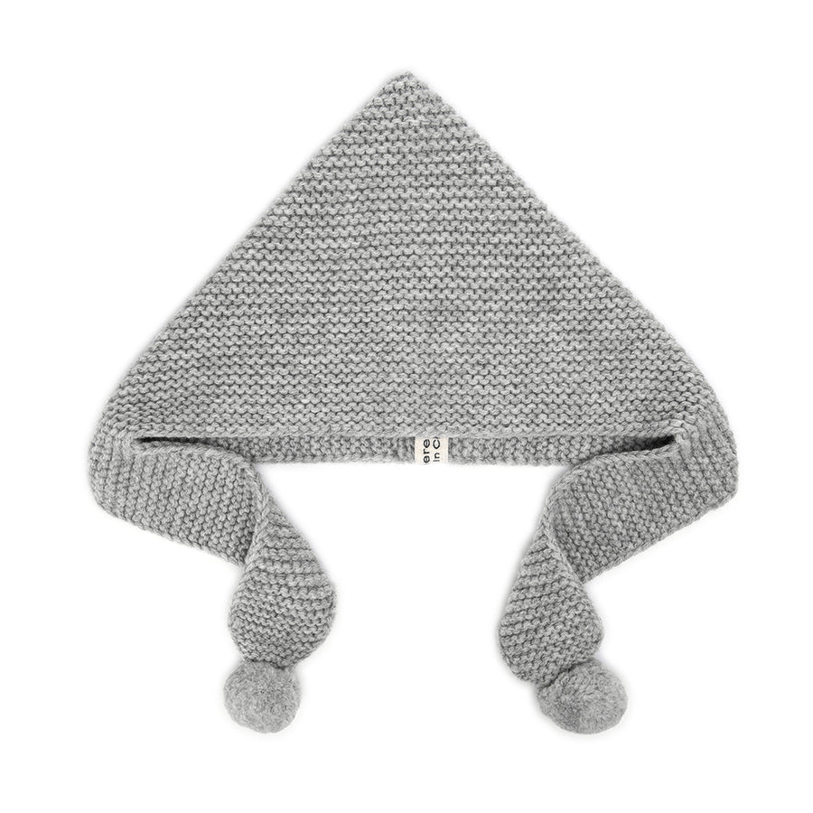 Cashmere Wool Knit Baby Hat, wool ball scarf  Beanie Bonnet, Warm Kitty Knitted hat for boy Girl