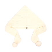 Cashmere Wool Knit Baby Hat, wool ball scarf  Beanie Bonnet, Warm Kitty Knitted hat for boy Girl