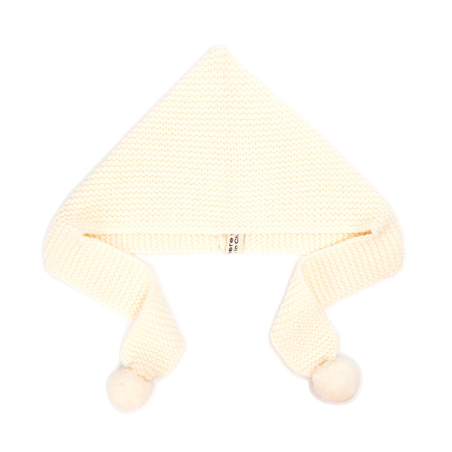 Cashmere Wool Knit Baby Hat, wool ball scarf  Beanie Bonnet, Warm Kitty Knitted hat for boy Girl