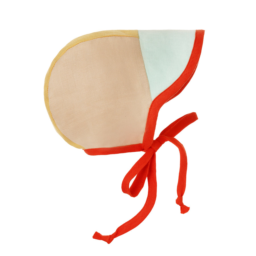 Baby Kids  sun hat UPF 50+ UV Brimmed linen Bonnet for Boys Girls Child Sunscreen hat Baby Kids Cap