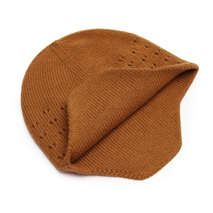 Cashmere Wool Knit Bonnet Newborn Double Layer Baby Knited hat Warm Hats for Baby Boys Girlsreversable hat