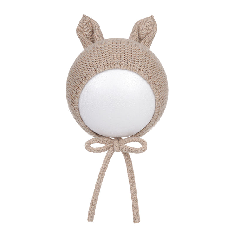 Cashmere Wool Knit Baby squirrel Hat, Little Animal Kids Beanie Bonnet, Warm Kitty Knitted hat for boy Girl