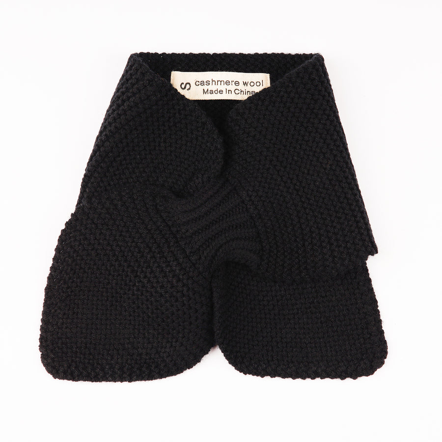 Cashmere Wool Knit Baby scarf warm Kitty Knitted Scarf for boy Girl,handmade knit kids scarf,bow wool scarf