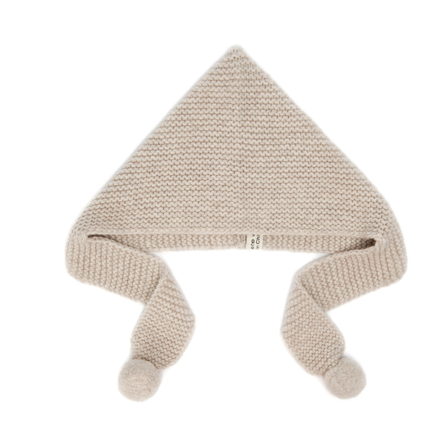 Cashmere Wool Knit Baby Hat, wool ball scarf  Beanie Bonnet, Warm Kitty Knitted hat for boy Girl