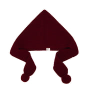 Cashmere Wool Knit Baby Hat, wool ball scarf  Beanie Bonnet, Warm Kitty Knitted hat for boy Girl