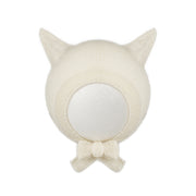 Cashmere Wool Knit Baby Fox Hat, Little Animal Kids Beanie Bonnet, Warm Kitty Knitted hat for boy Girl