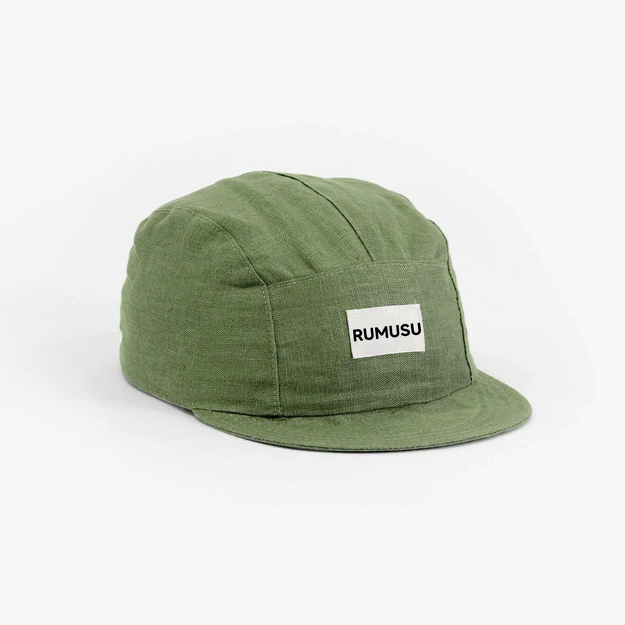 linen baby cap