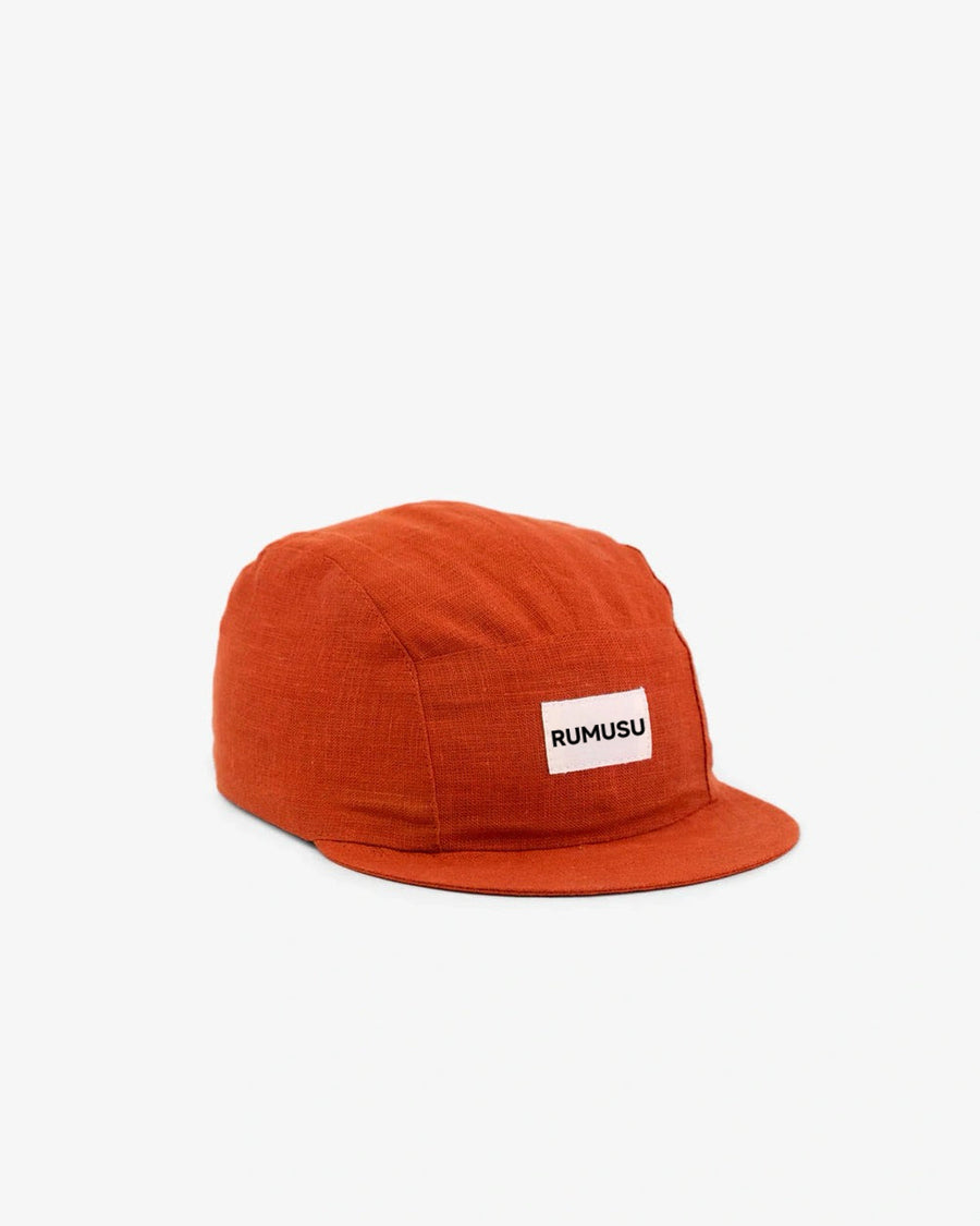 linen baby cap